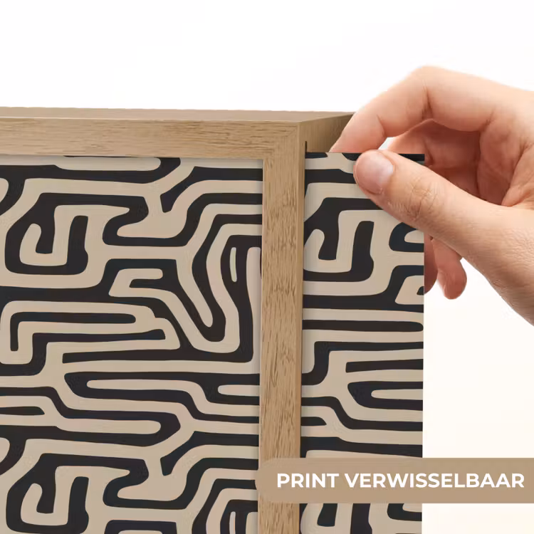 Lightbox - Wandlamp - Grafisch - Lijnen - Zwart — 6