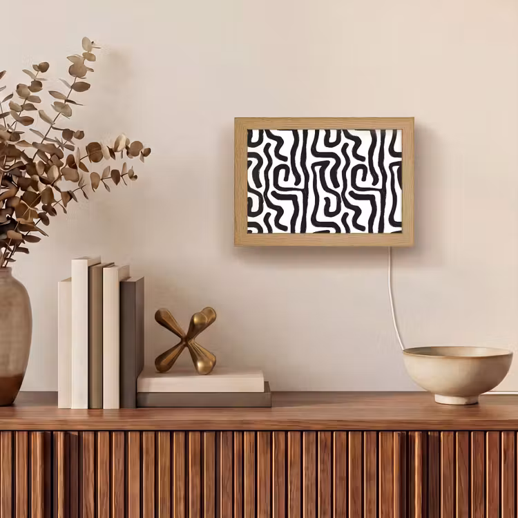 Lightbox - Wandlamp - Modern - Lijnen - Zwart — 4