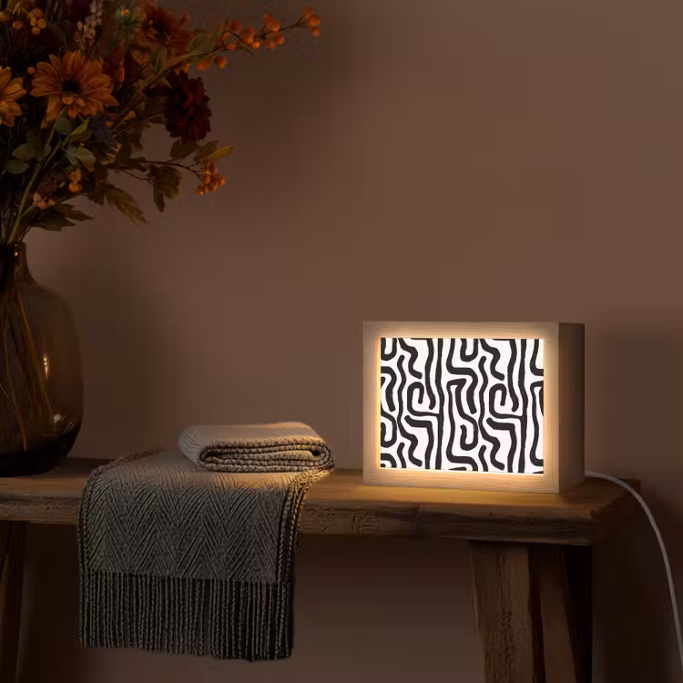 Lightbox - Wandlamp - Modern - Lijnen - Zwart — 5