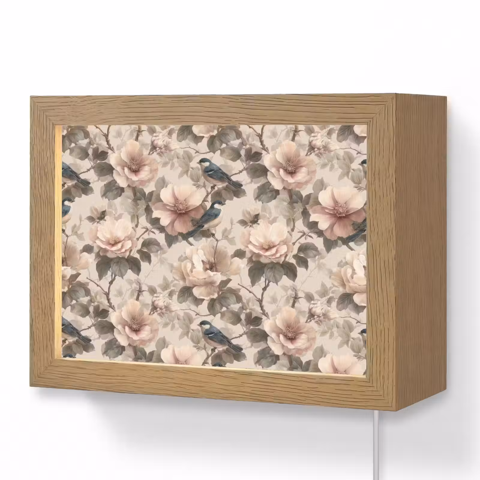 Lightbox - Wandlamp - Klassiek - Vogels - Kleurrijk — 1