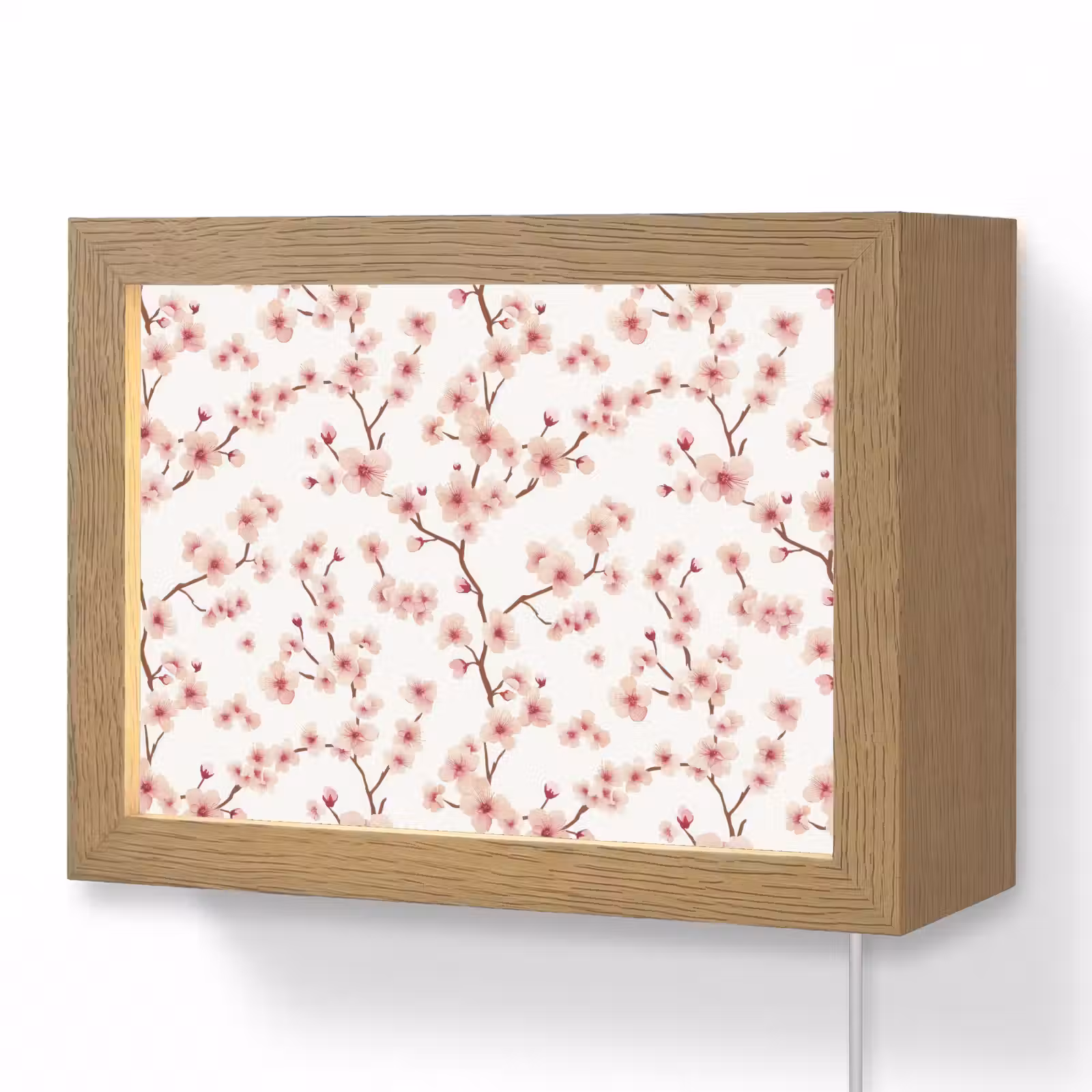 Lightbox - Wandlamp - Kersenbloesem - Takken - Roze — 1