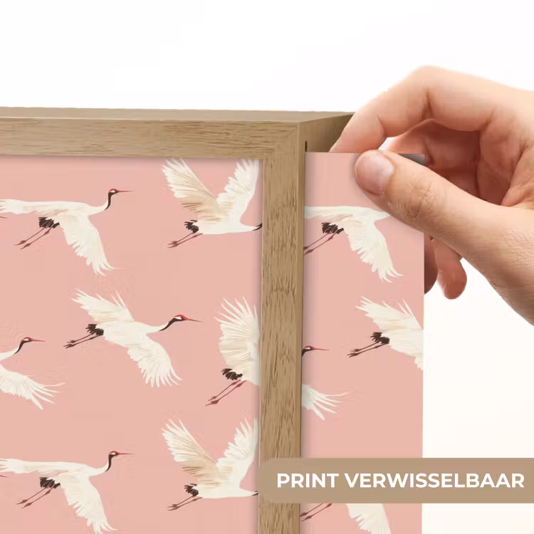 Lightbox - Wandlamp - Modern - Kraanvogels - Roze — 6