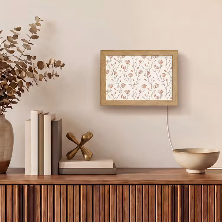 Lightbox - Wandlamp - Patroon - Klassiek - Roze — 4