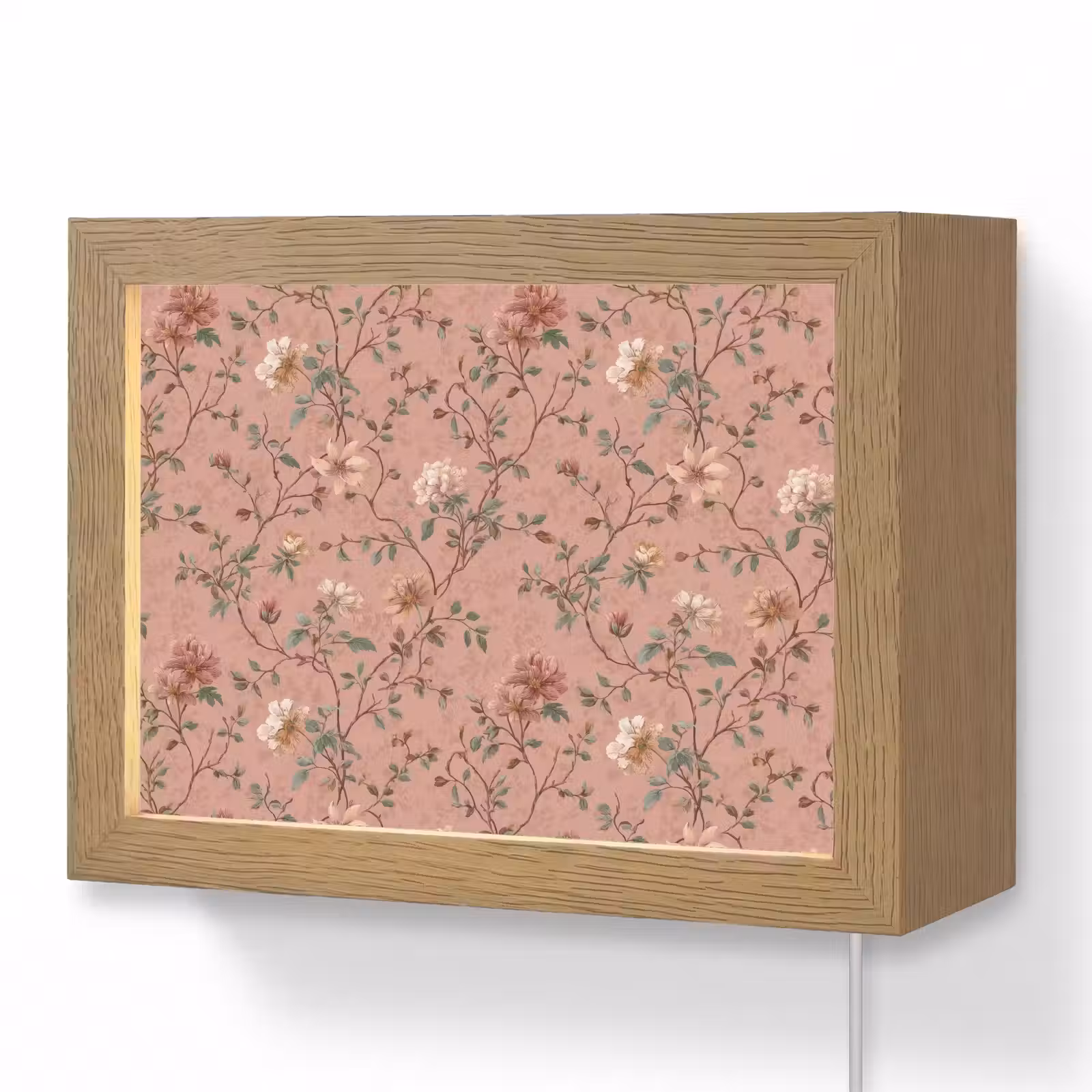 Lightbox - Wandlamp - Botanisch - Bloemen - Roze — 1