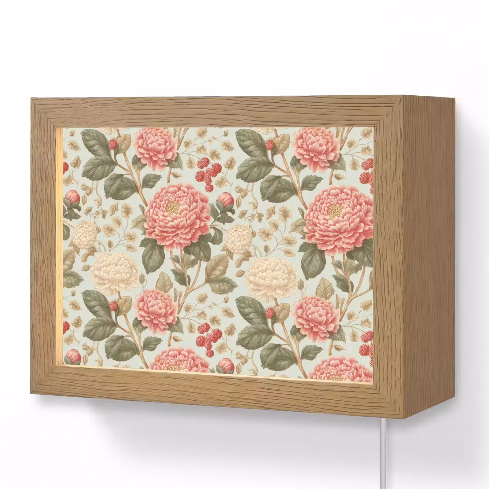 Lightbox - Wandlamp - Klassiek - Botanisch - Veelkleurig — 1