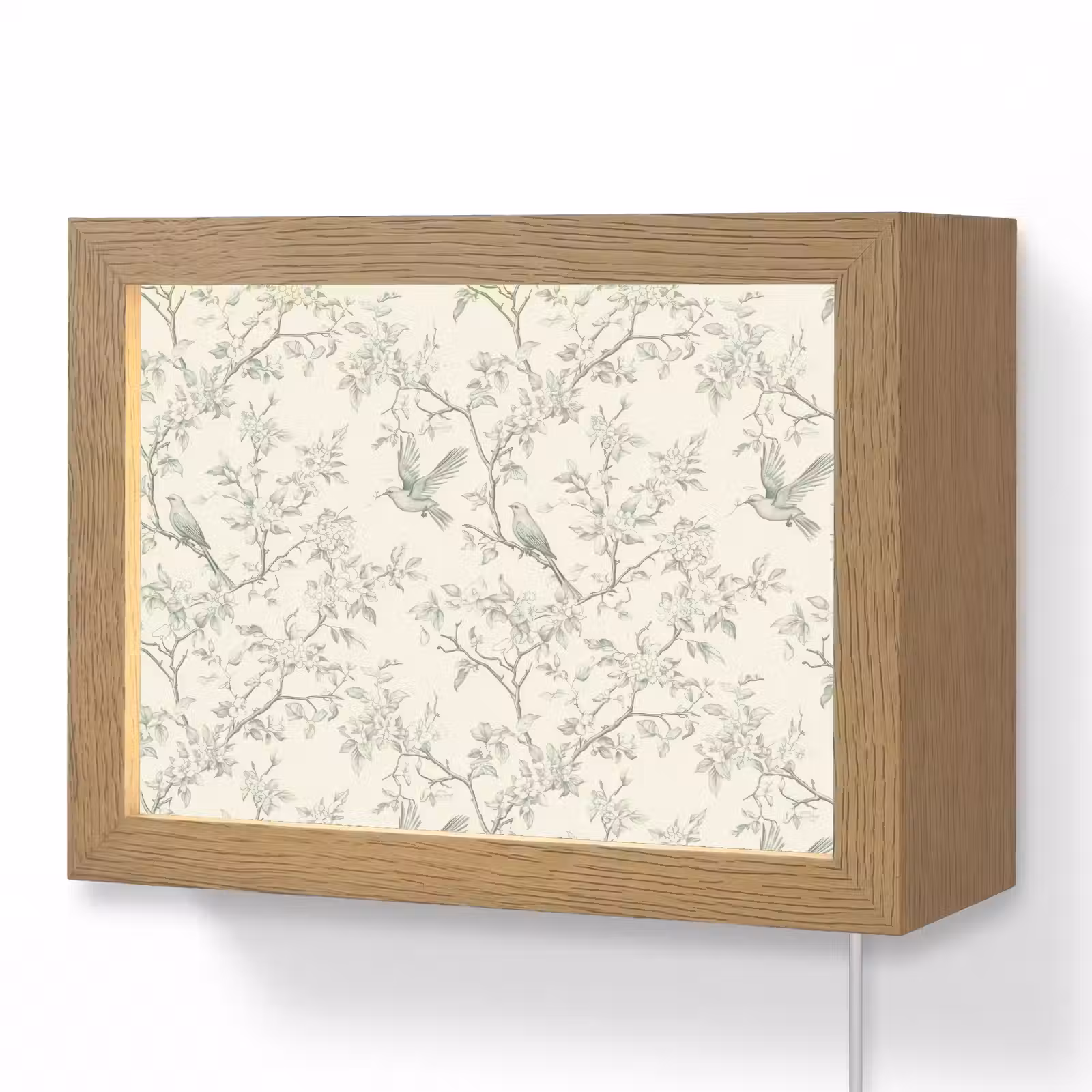 Lightbox - Wandlamp - Klassiek - Vogels - Groen — 1