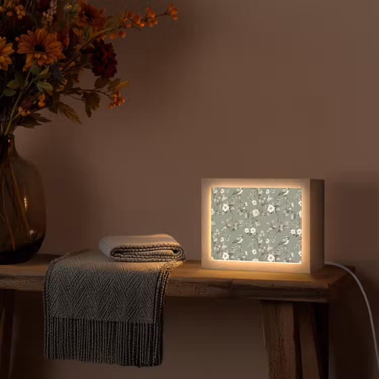 Lightbox - Wandlamp - Botanisch - Vogels - Groen — 5