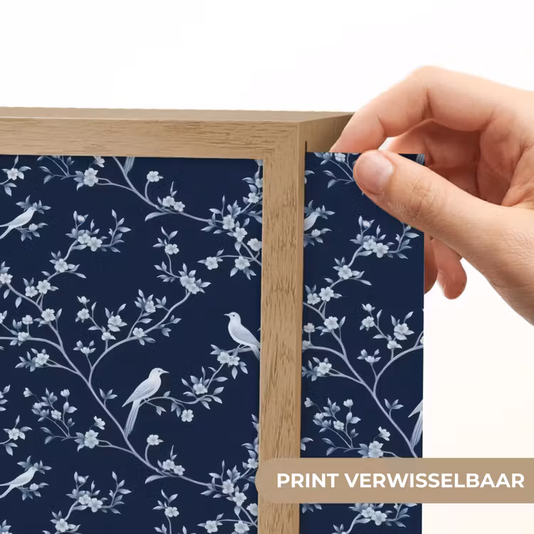 Lightbox - Wandlamp - Grafisch - Bloesemtak - Blauw — 6