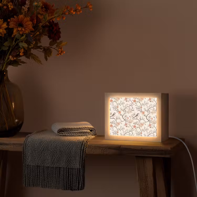 Lightbox - Wandlamp - Kersenbloesem - Mus - Roze — 5
