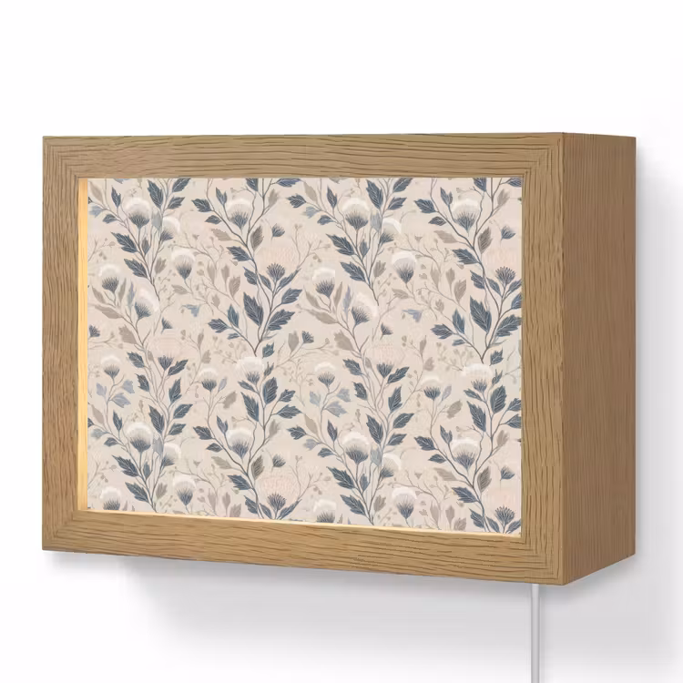 Lightbox - Wandlamp - Klassiek - Botanisch - Kleurrijk — 1