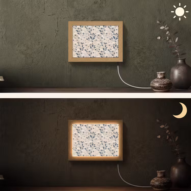 Lightbox - Wandlamp - Klassiek - Botanisch - Kleurrijk — 3