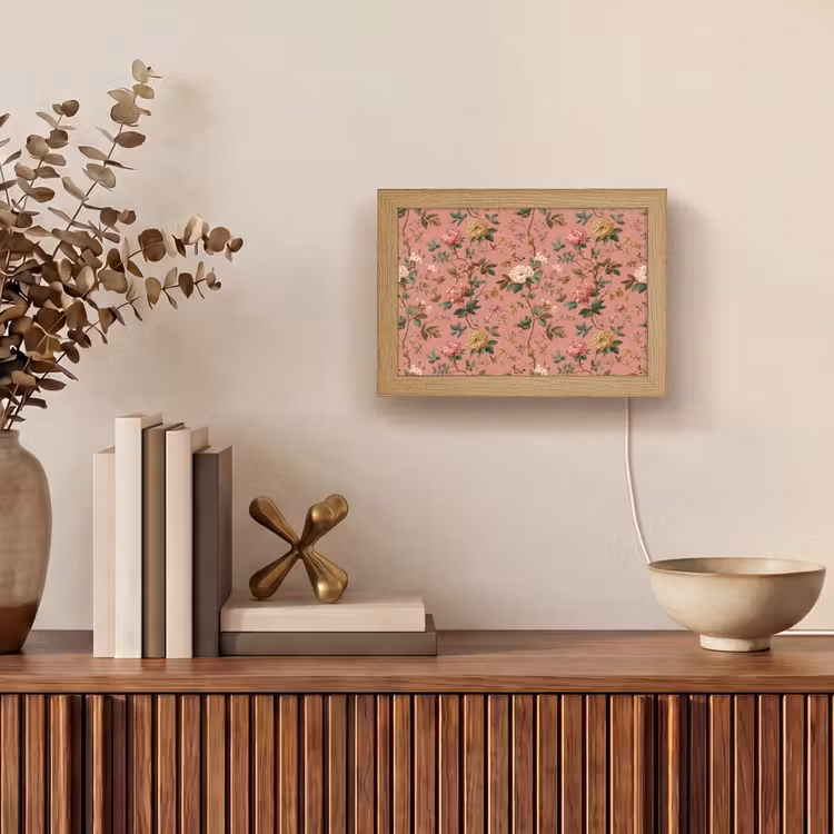 Lightbox - Wandlamp - Klassiek - Botanisch - Roze — 4