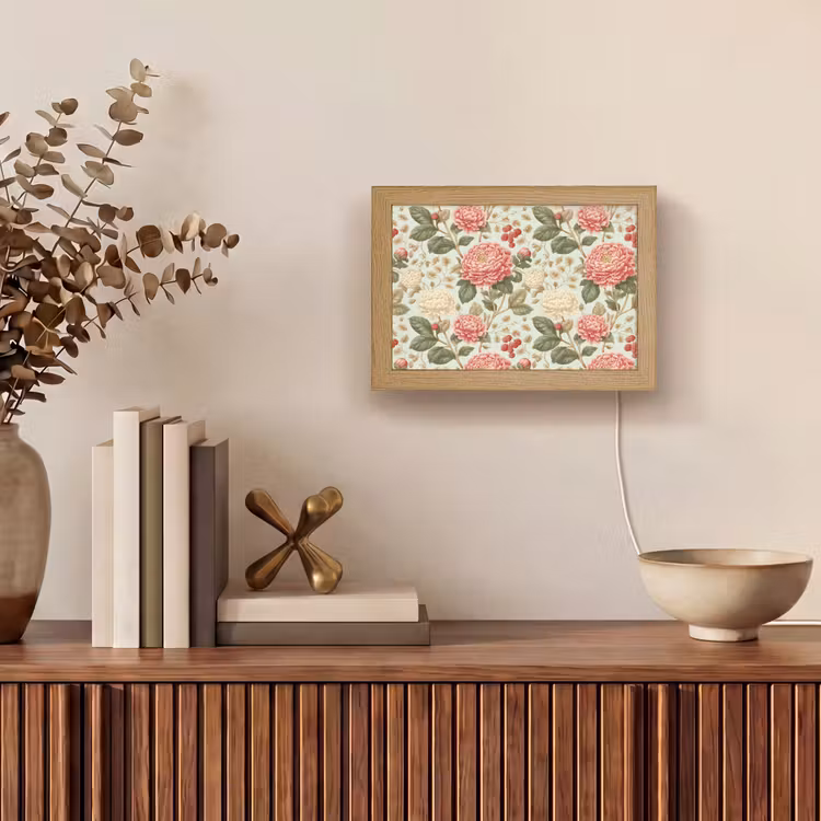 Lightbox - Wandlamp - Klassiek - Botanisch - Veelkleurig — 4