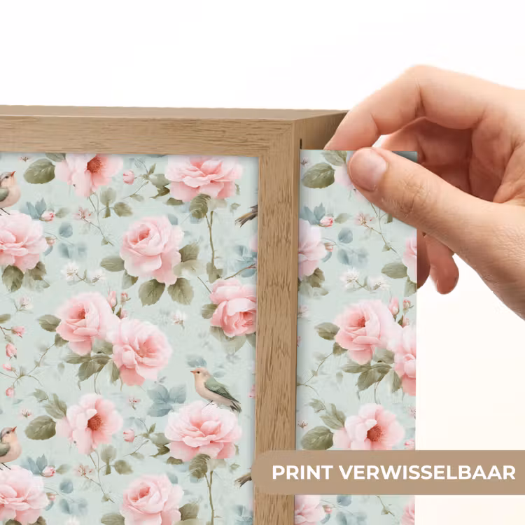 Lightbox - Wandlamp - Rozen - Vogels - Pastel - Kleurrijk — 6
