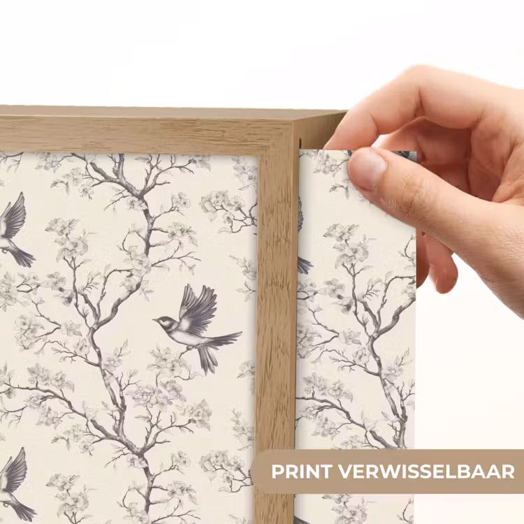 Lightbox - Wandlamp - Takken - Vogels - Beige — 6