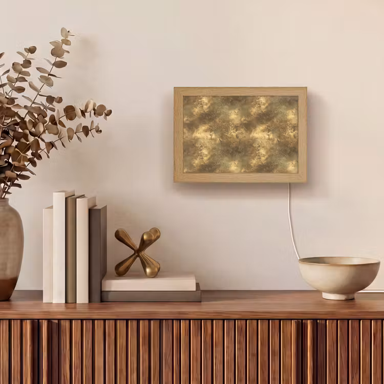 Lightbox - Wandlamp - Antiek - Metaallook - Goud — 4