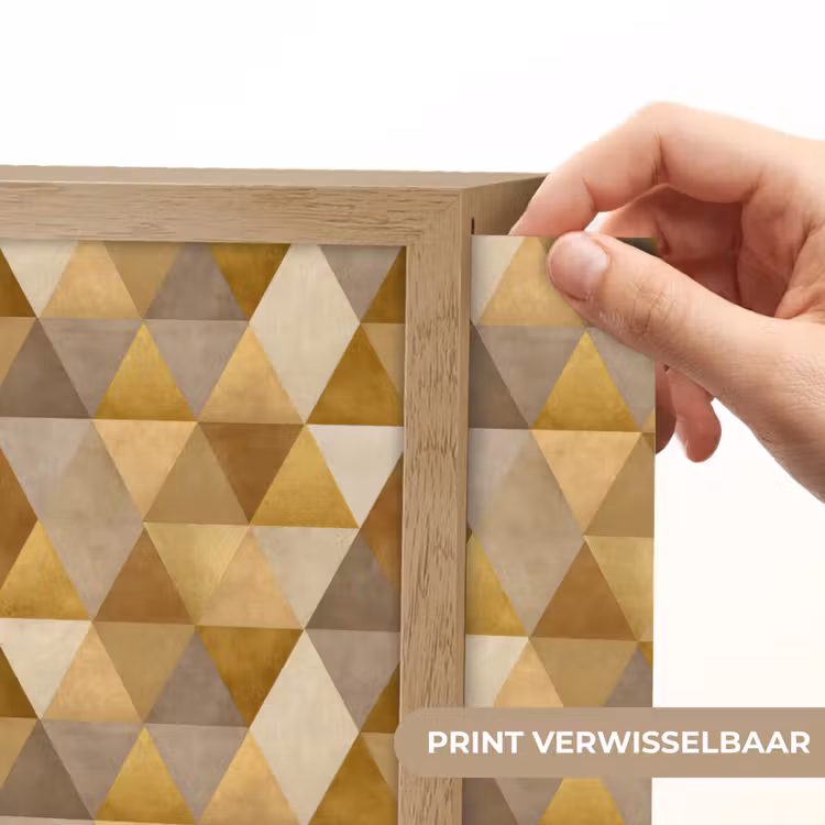 Lightbox - Wandlamp - Geometrisch - Driehoek - Goud — 6