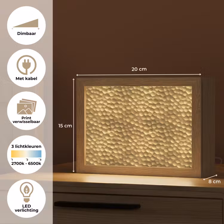 Lightbox - Wandlamp - Metaal - Dynamisch - Goud — 9