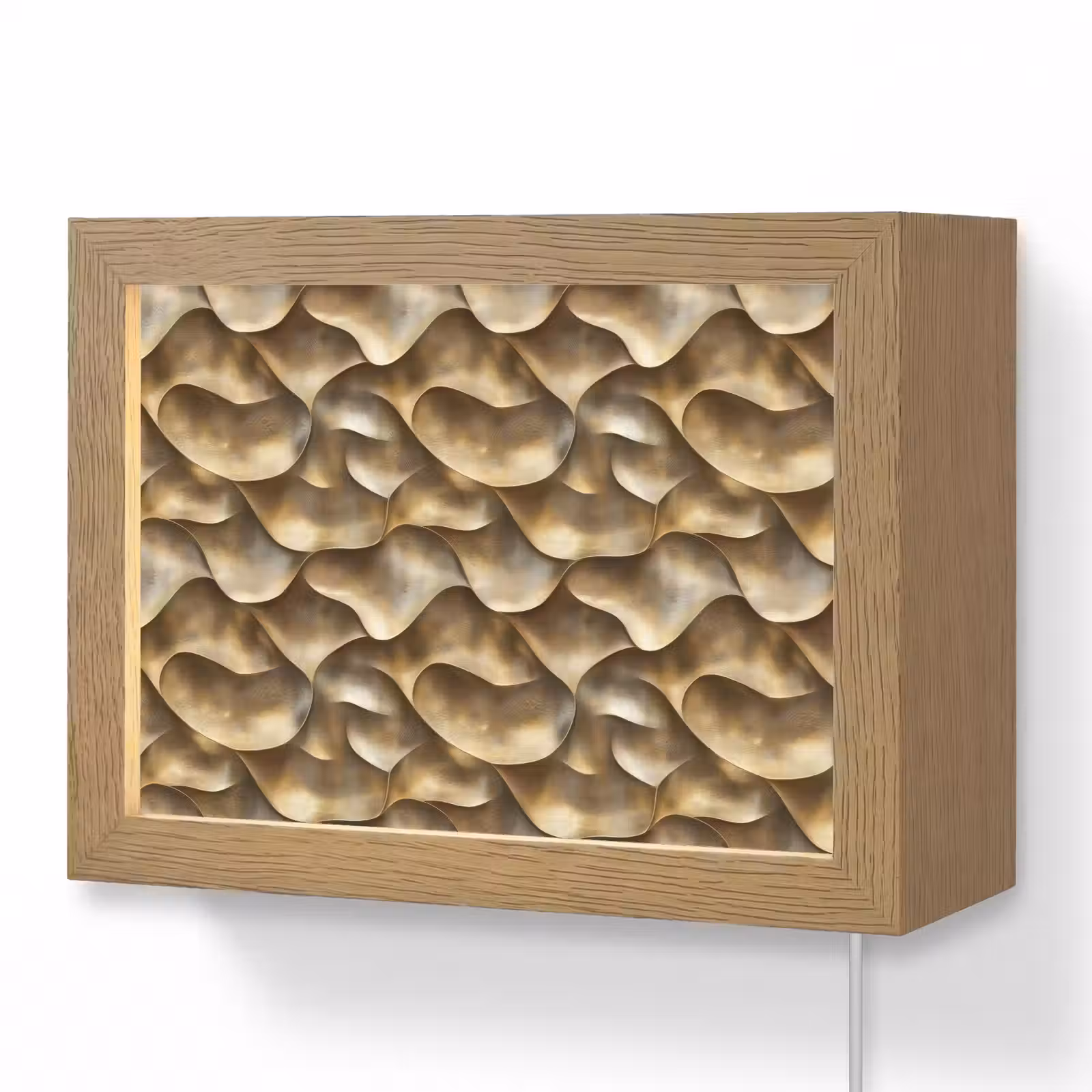 Lightbox - Wandlamp - Abstract - Antiek - Goud — 1