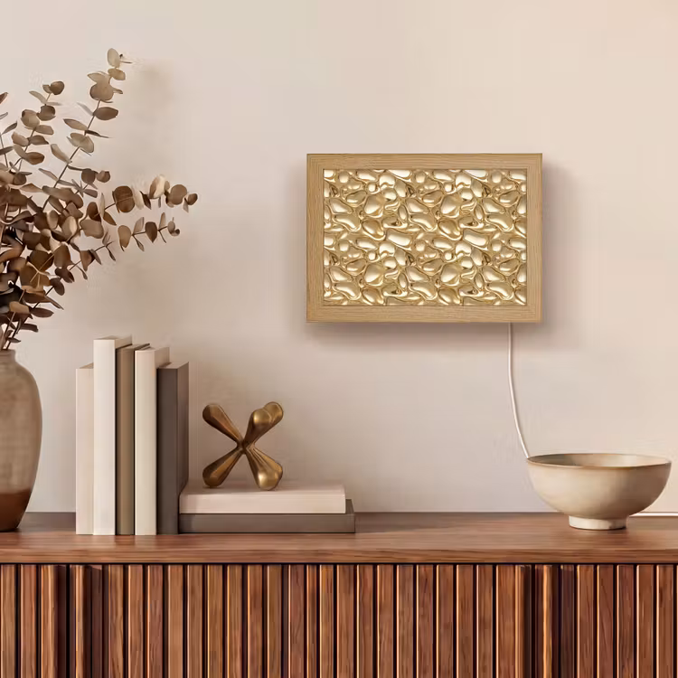 Lightbox - Wandlamp - Abstract - Modern - Goud — 4