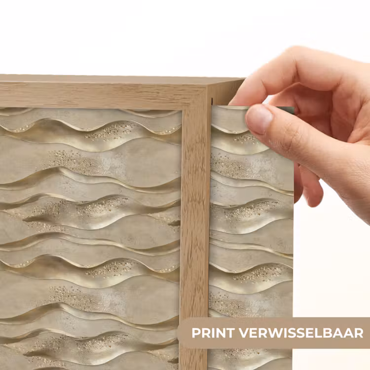 Lightbox - Wandlamp - Golven - Patroon - Goud — 6