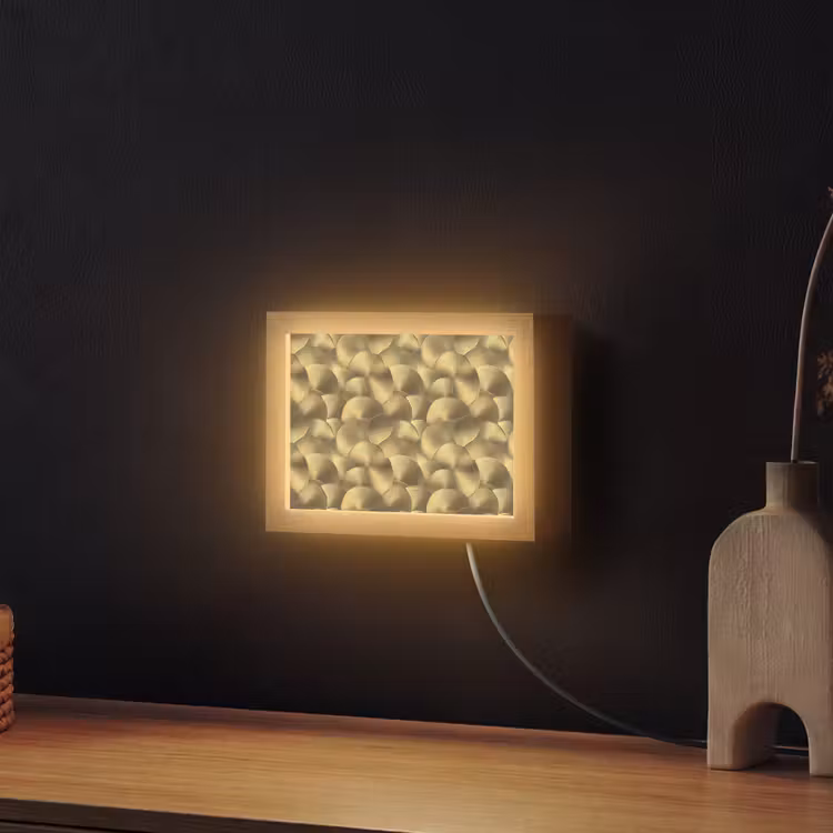 Lightbox - Wandlamp - Modern - Cirkel - Goud — 2
