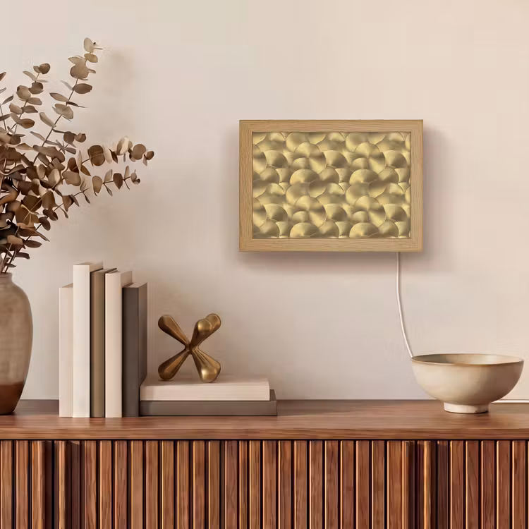 Lightbox - Wandlamp - Modern - Cirkel - Goud — 4