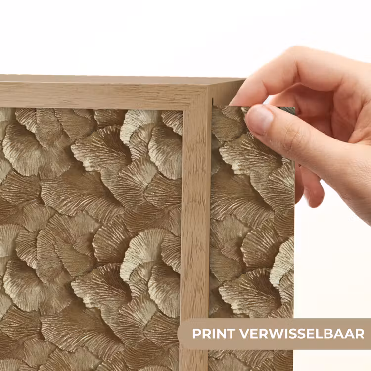 Lightbox - Wandlamp - Organisch - Patroon - Bladeren - Goud — 6