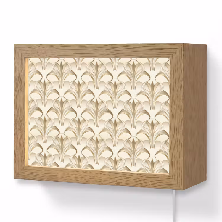 Lightbox - Wandlamp - Ornament - Barok - Goud — 1
