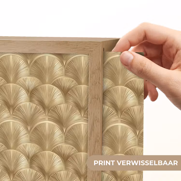 Lightbox - Wandlamp - Patroon - Waaier - Goud — 6
