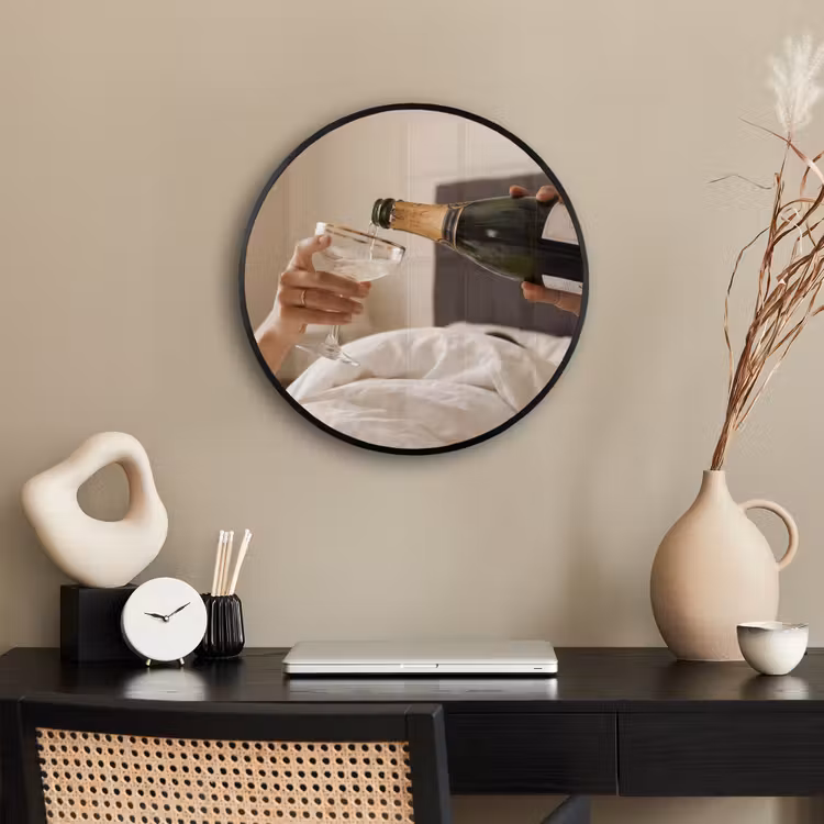 Ronde fotolijst - Champagne - Bed - Bubbels — 3