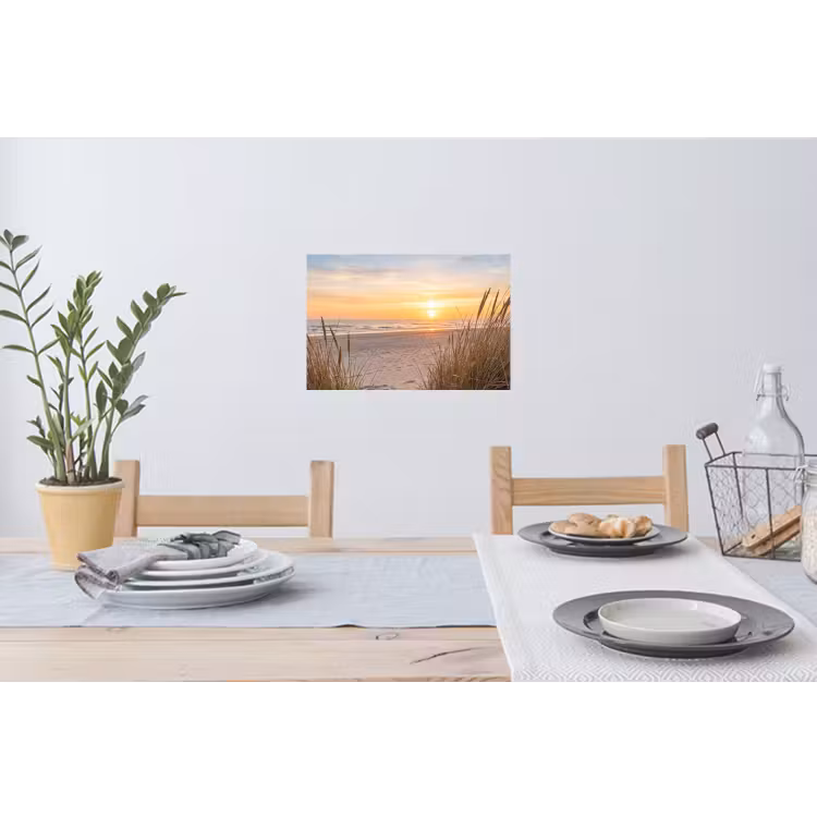 Muursticker - Zonsondergang - Duinen - Zee — 3