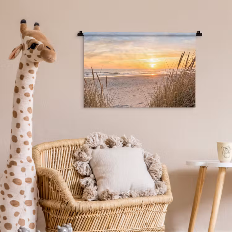 Wandkleed - Zonsondergang - Duinen - Zee — 5