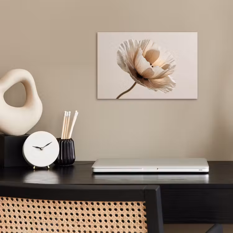 Poster - Bloem - Beige - Crème — 2