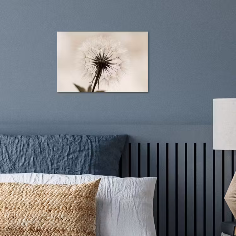 Poster - Paardenbloem - Minimalistisch - Wit — 3