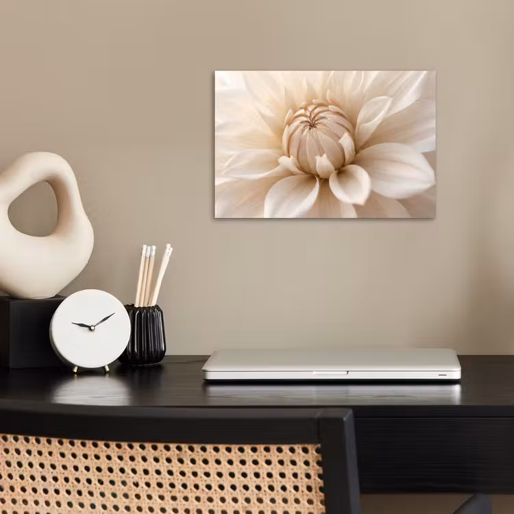 Poster - Bloem - Dahlia - Wit — 2