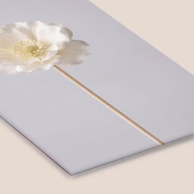 Poster met lijst - Witte Bloem — 7