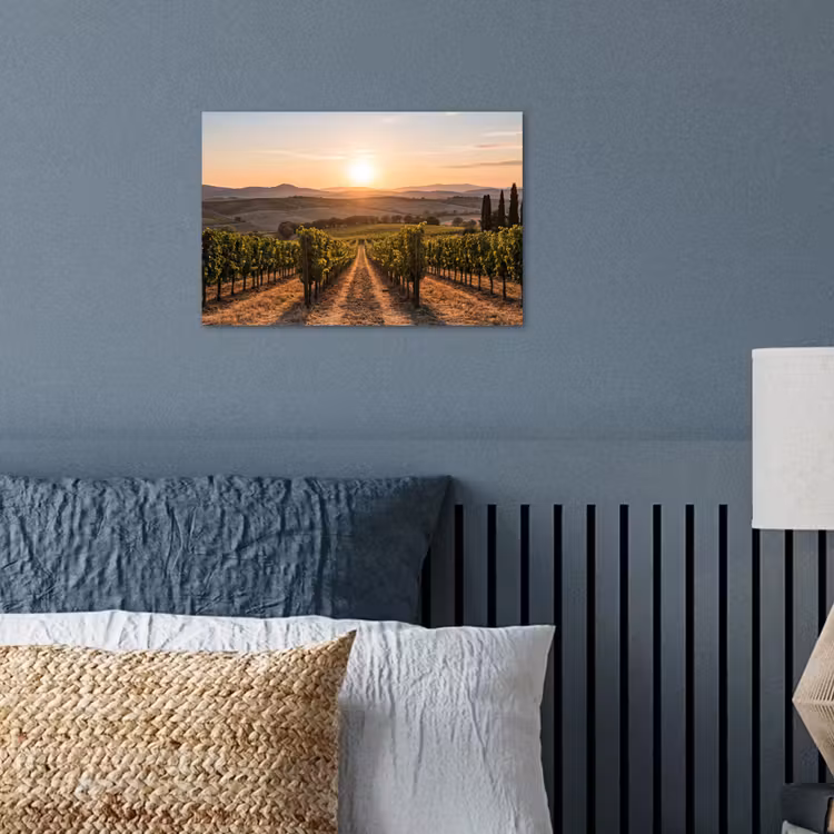 Poster - Wijngaard - Zonsondergang - Landschap — 3