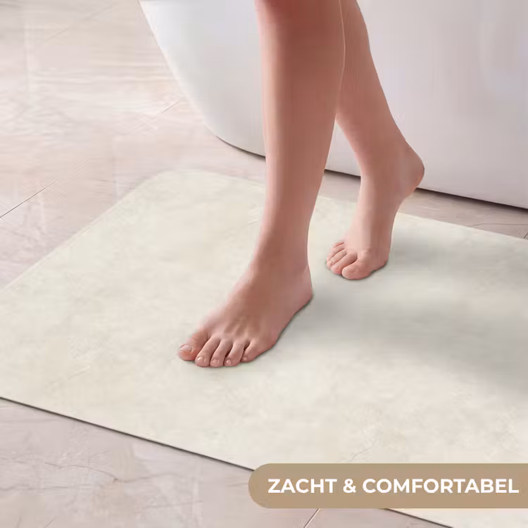 Badmat - Crème - Egaal - Beton — 5
