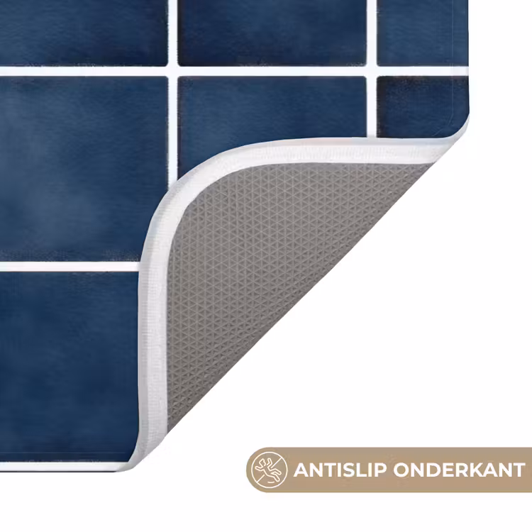 Badmat - Tegel - Modern - Blauw — 3