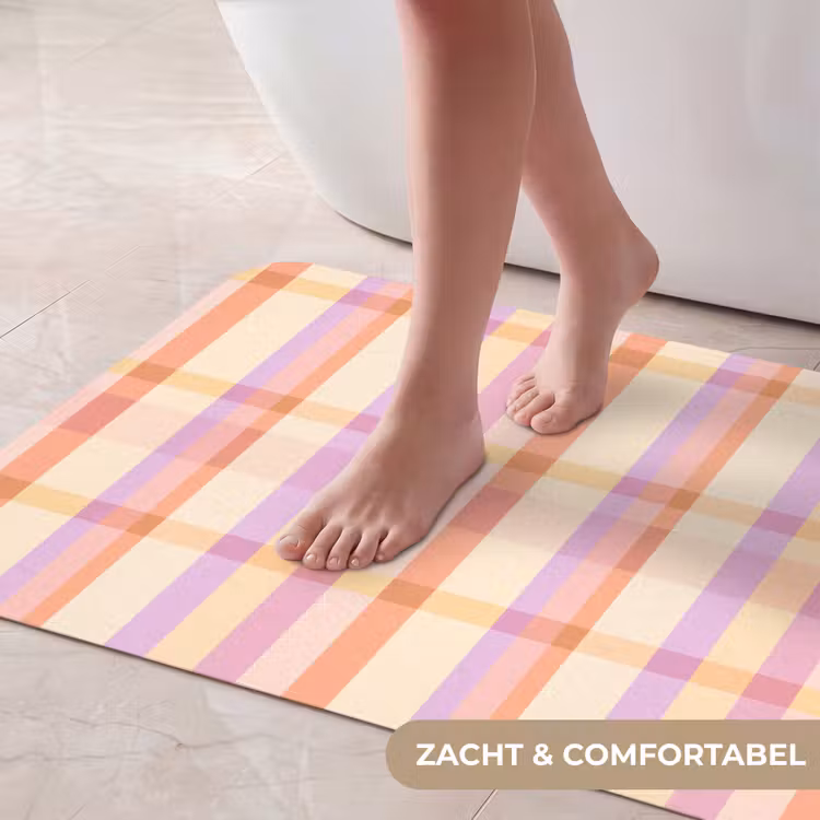 Badmat - Pastel - uitpatroon - Geometrisch — 5