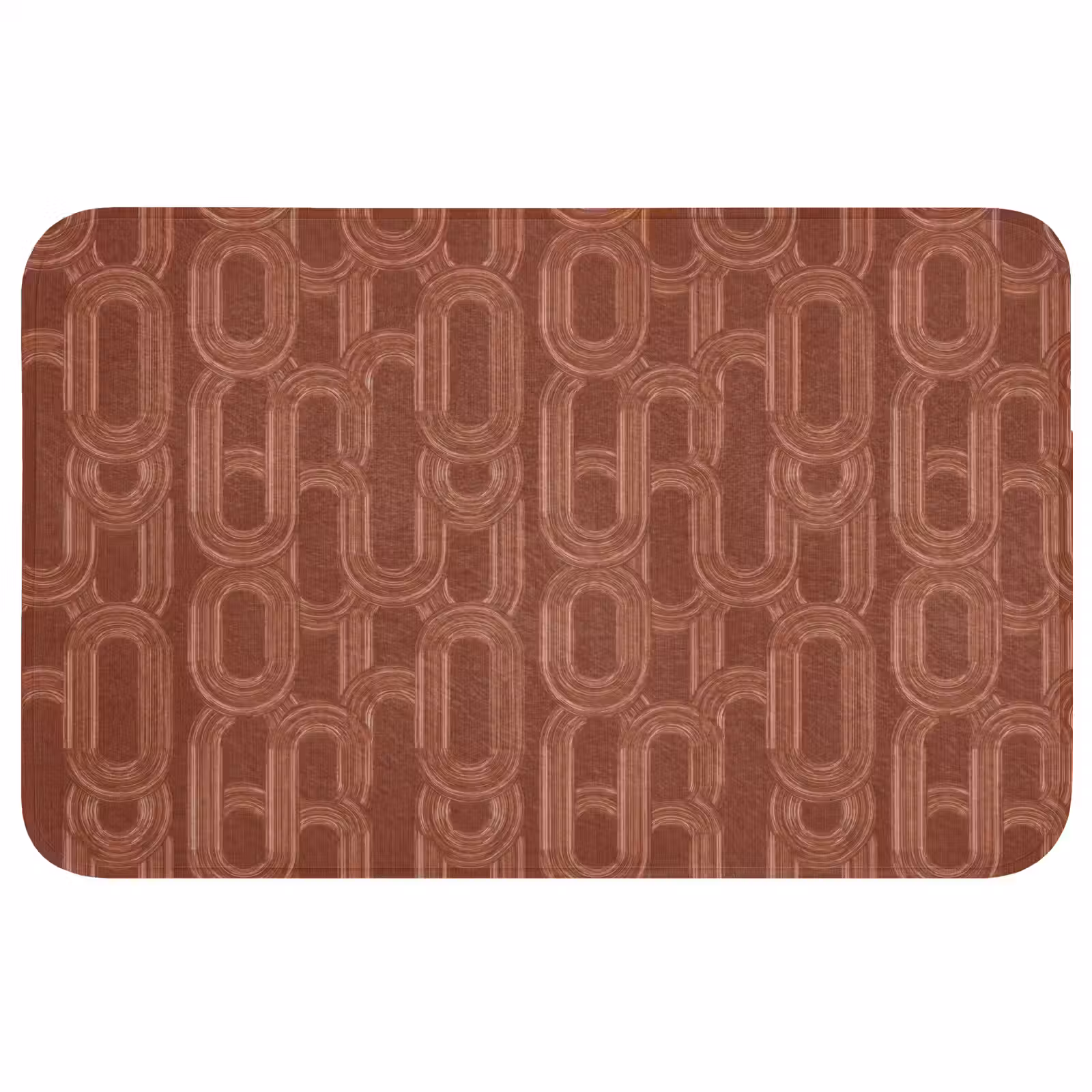 Badmat - Abstract - Textuur - Bruin — 1