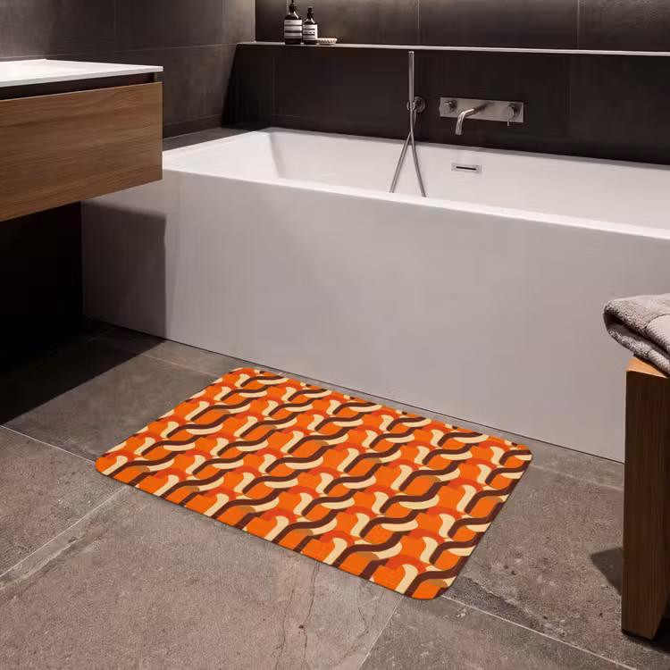 Badmat - Retro - Modern - Kleurrijk — 4