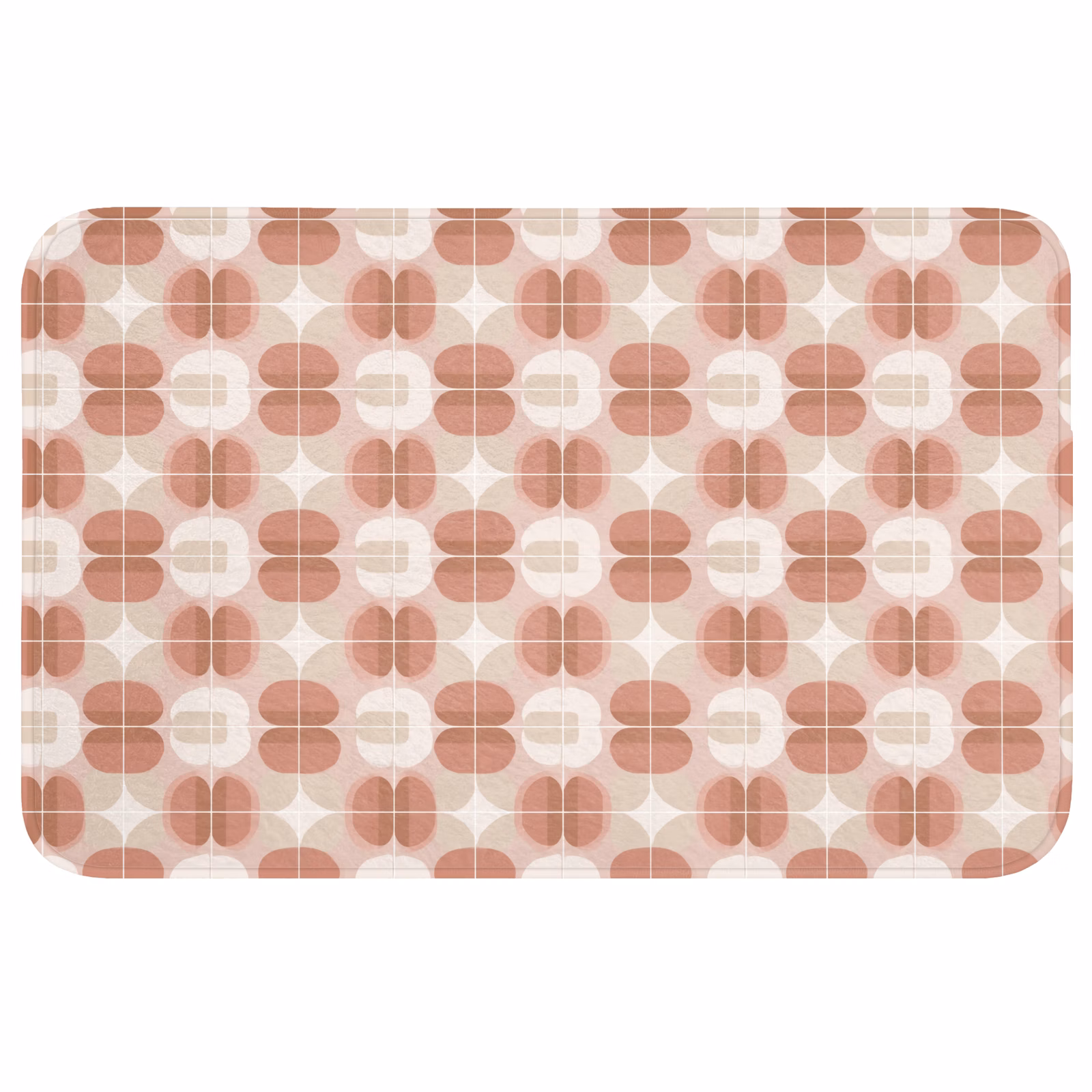 Badmat - Retro - Klassiek - Roze — 1