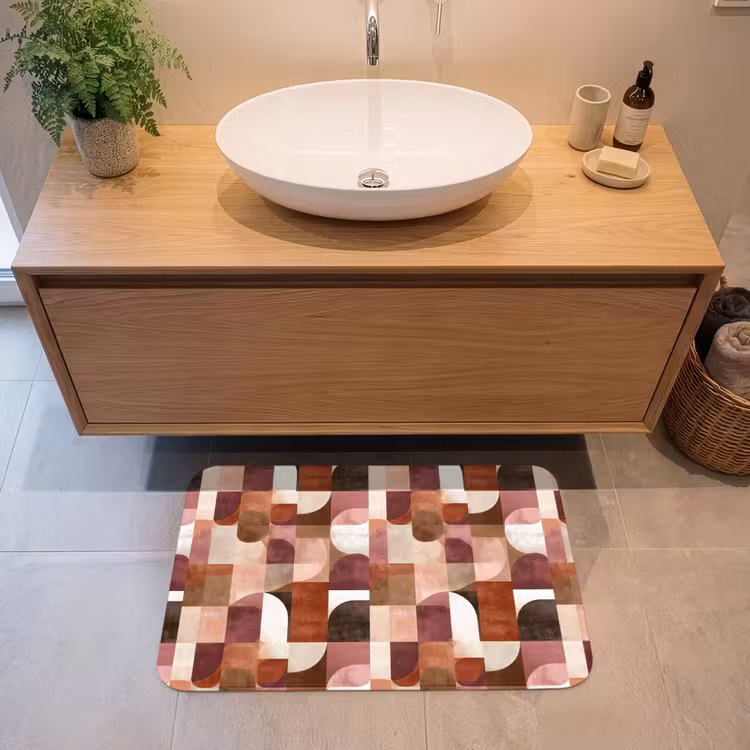 Badmat - Geometrie - Modern - Retro — 2
