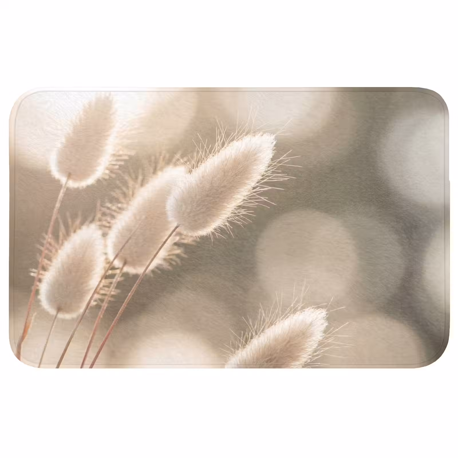 Badmat - Hazestaartgras - Wit - Zonlicht — 1