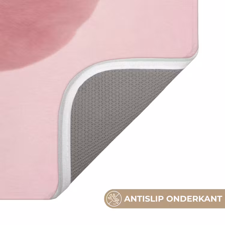 Badmat - Bloem - Pioenroos - Roze — 3