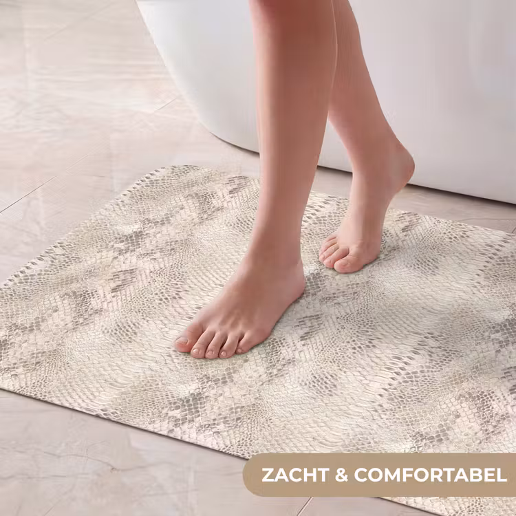 Badmat - Slang - Patroon - Beige — 5