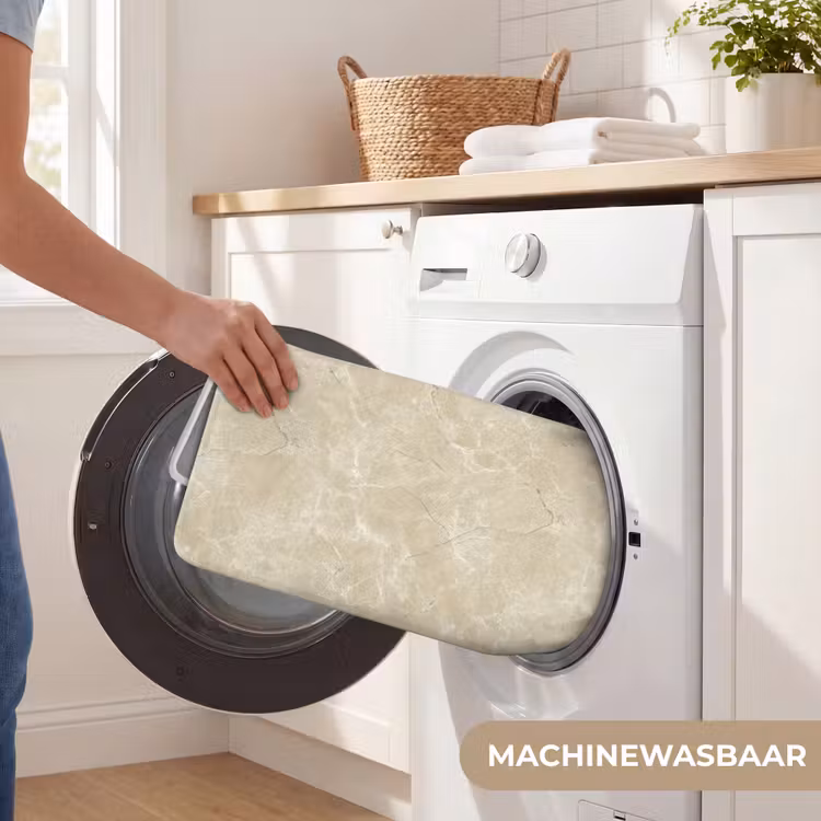 Badmat - Lichtbeige - Marmer - Diffusie adering — 7