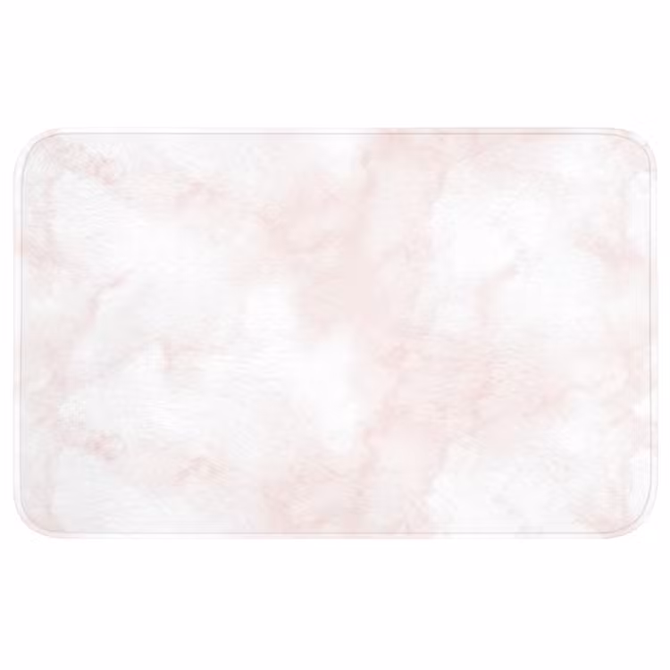 Badmat - Wolkenstructuur - Roze - Marmer